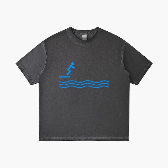 Diving Icon Gradient T Shirts