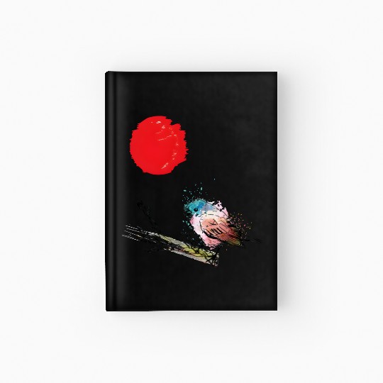 Murakami Birds Red Moon Japenese Hardcover Journal