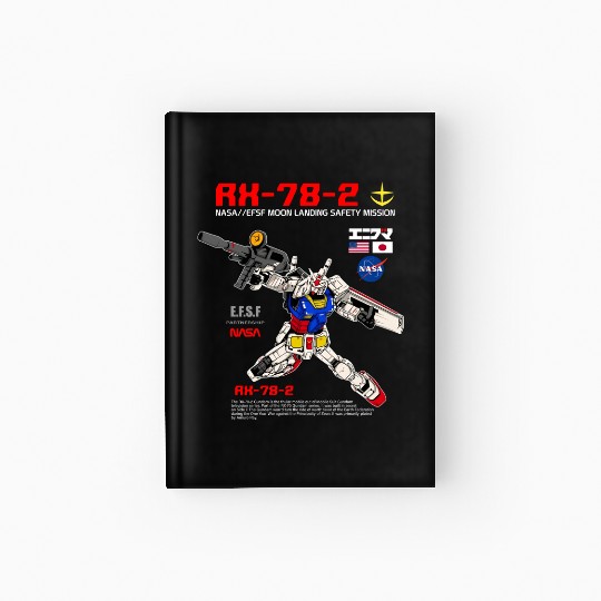 Rx-78-2 Gundam Hardcover Journal