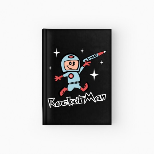 Rocket Man Hardcover Journal