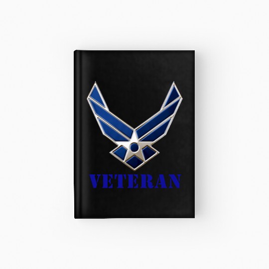 US Air Force Veteran Hardcover Journal
