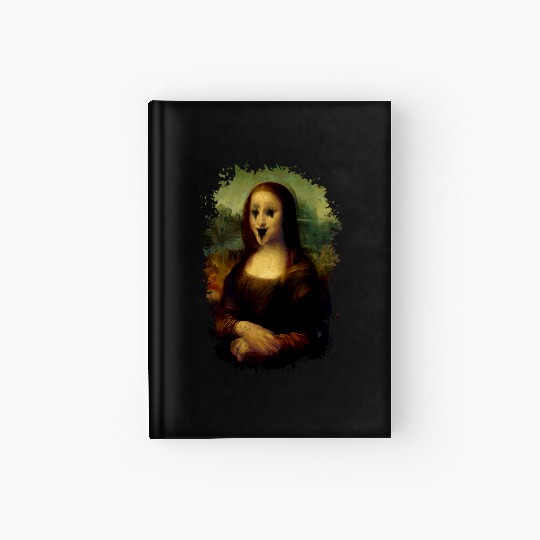Haunted Mona Lisa Hardcover Journal
