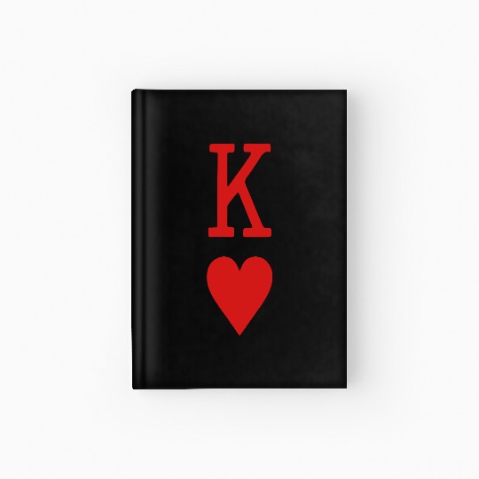 King of Hearts Vector Hardcover Journal