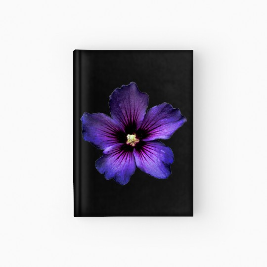 blue hibiscus Hardcover Journal