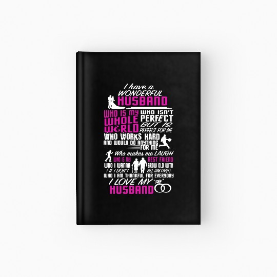I Love My Husband Hardcover Journal