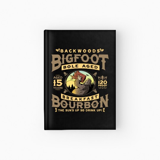 Backwoods Bigfoot Bole-Aged Breakfast Bourbon Hardcover Journal