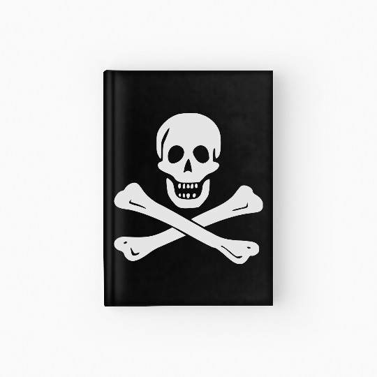 Skull and Crossbones Hardcover Journal
