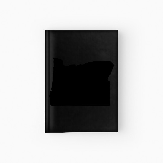 Oregon map Hardcover Journal