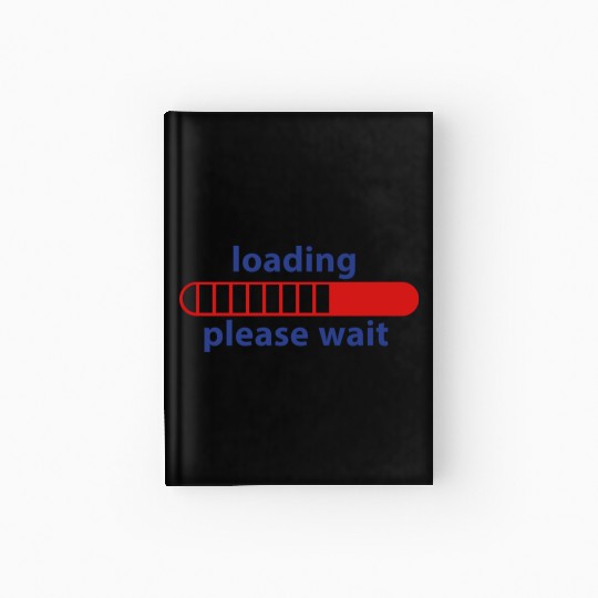 Loading Please Wait New Technologies Icon 2c Sales Hardcover Journal