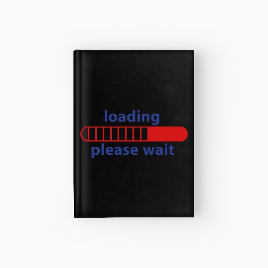 Loading Please Wait New Technologies Icon 2c Sales Hardcover Journal