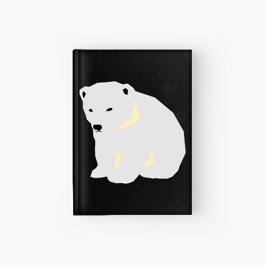 Polar bear Hardcover Journal