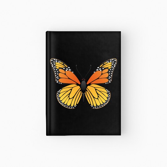 Monarch butterfly Hardcover Journal