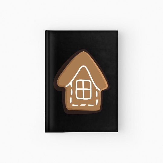 Gingerbread cookie Hardcover Journal