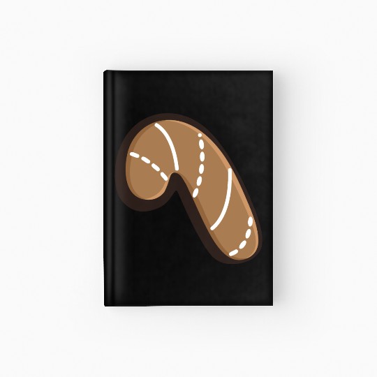 Gingerbread cookie Hardcover Journal