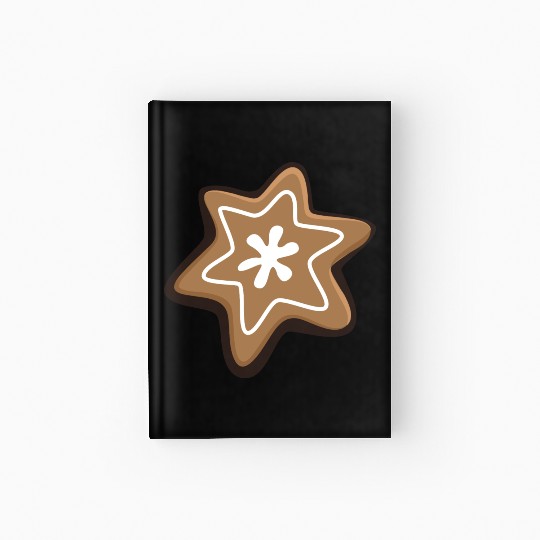 Gingerbread cookie Hardcover Journal