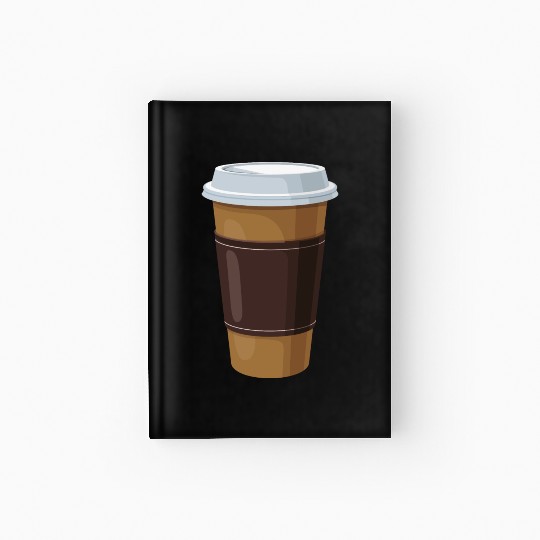 Coffee to go Hardcover Journal