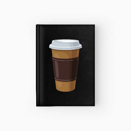 Coffee to go Hardcover Journal