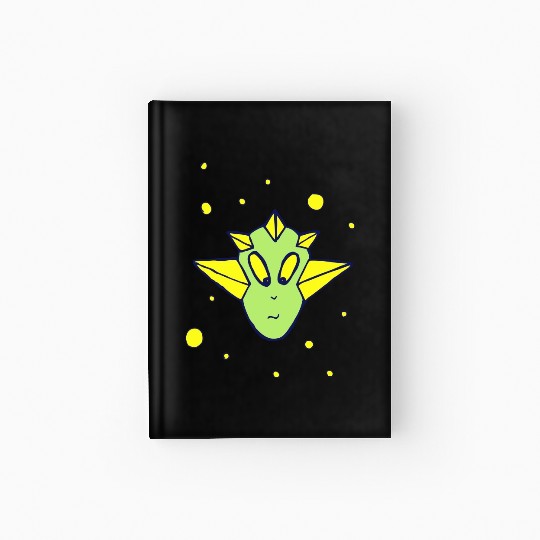 Alien Head Hardcover Journal