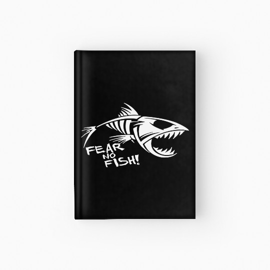 Fear No fish Bone Hardcover Journal