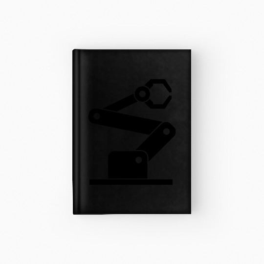 robot arm Hardcover Journal