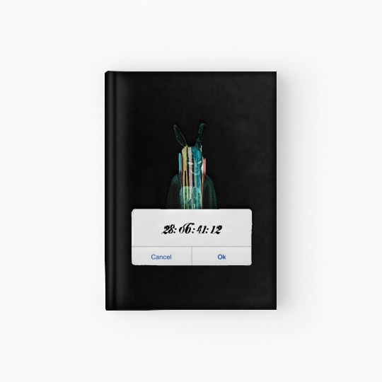DONNIE DARKO COUNT DOWN TIME ALERT WITH BUNNY MAN Hardcover Journal