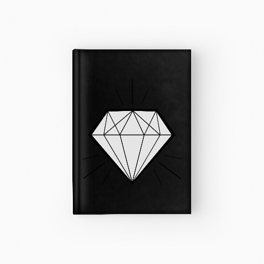 Diamond bling bling - swaggy Hardcover Journal
