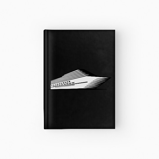cruise ship Hardcover Journal