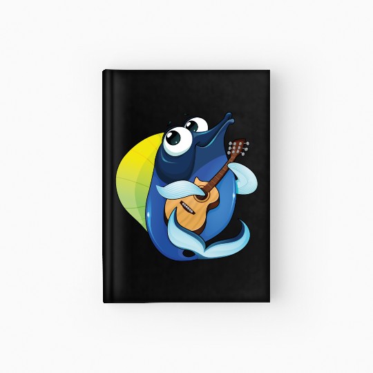 guitarist fish Hardcover Journal