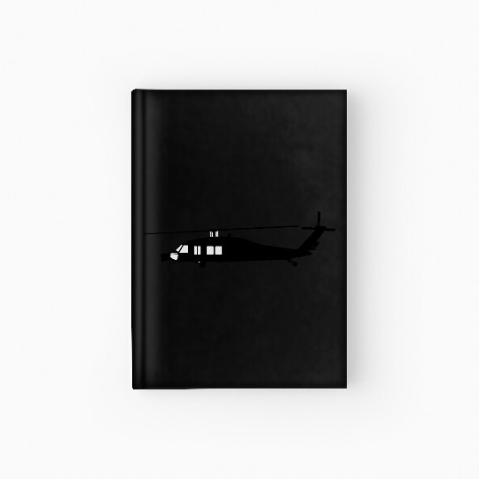 helicopter Sikirsky UH 60 Black Hawk Hardcover Journal