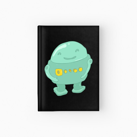 56 robot 60 png vectorstock 4842445 Hardcover Journal