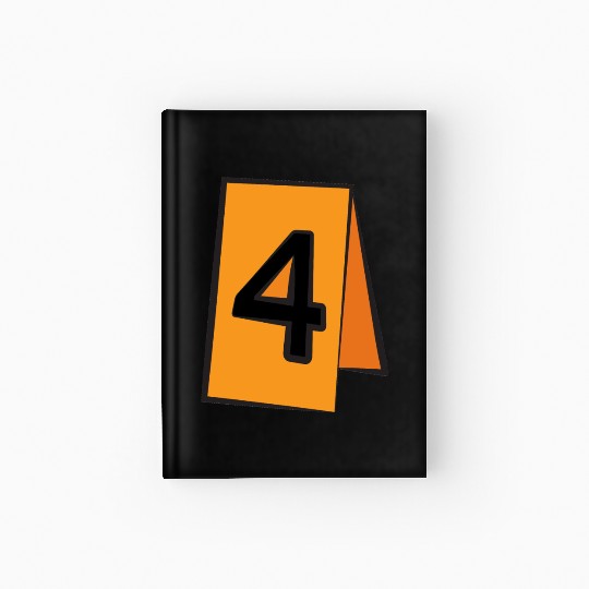 crime scene number Hardcover Journal