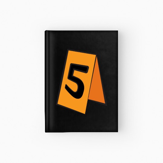 crime scene number Hardcover Journal