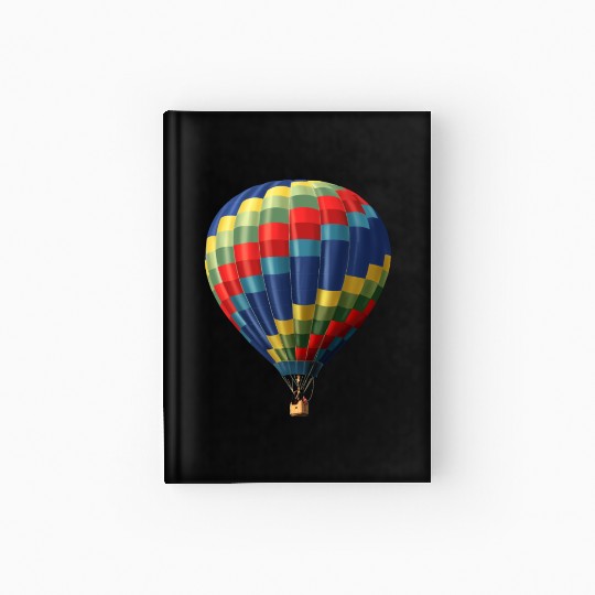 Hot air balloon Hardcover Journal