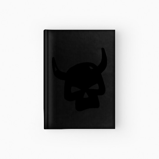 Punk Skull Horns Devil Hardcover Journal