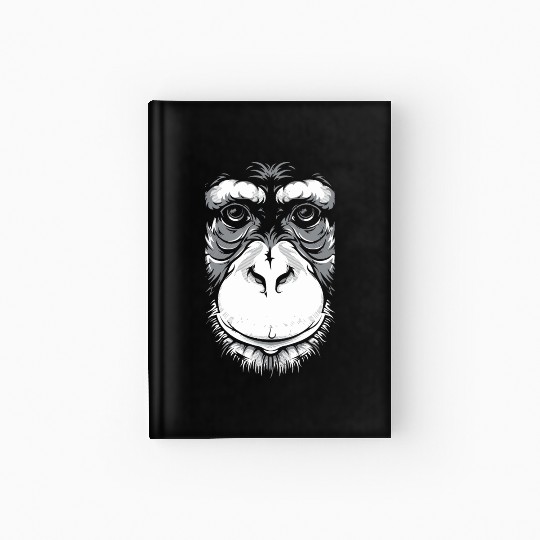 Monkey face Hardcover Journal