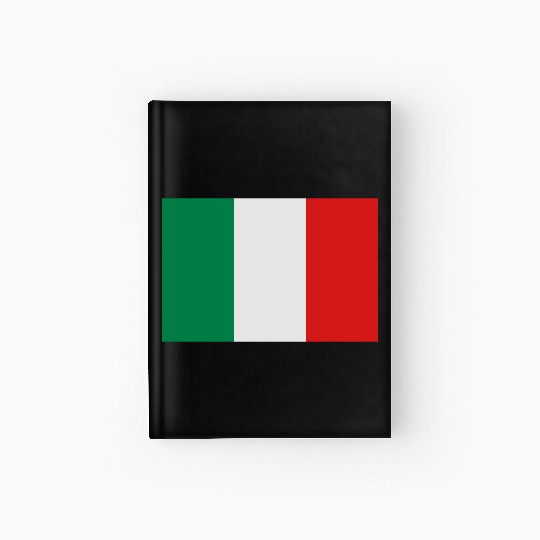 National Flag Of Italy Hardcover Journal