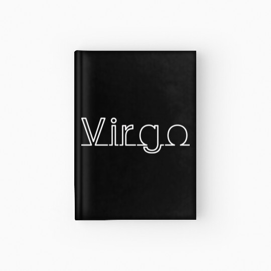Virgo in White Hardcover Journal