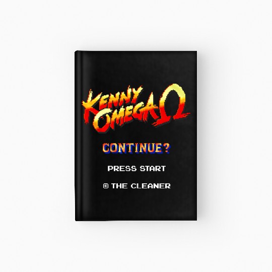kenny omega game 8 bit Hardcover Journal
