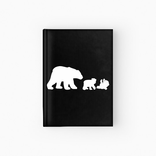 POLAR BEAR AND CUBS Hardcover Journal