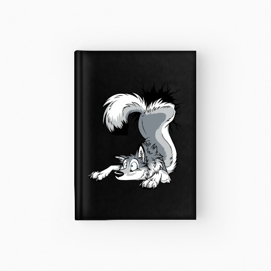 UN-STUCK Grey Husky Hardcover Journal