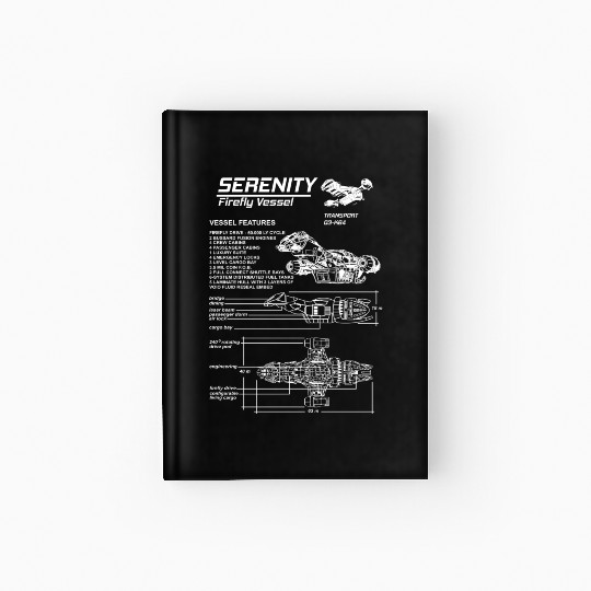 Serenity - Firefly vessel awesome Hardcover Journal for fa