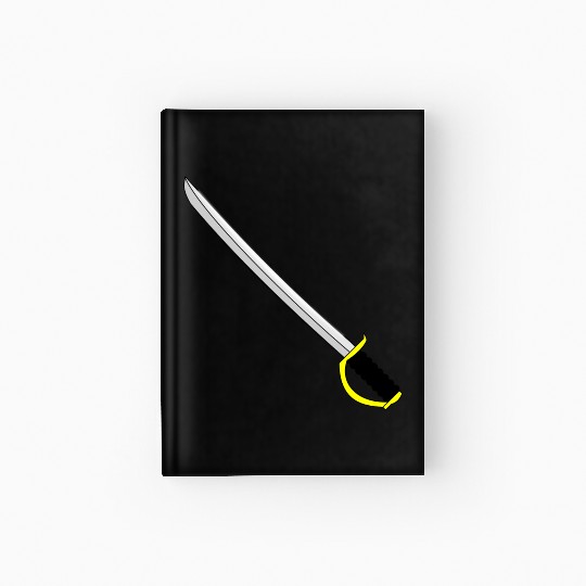 fencing fechten floret sword parry samurai1 Hardcover Journal