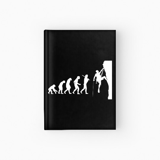 Climber Rock Climbing Climb Gift Christmas Hardcover Journal