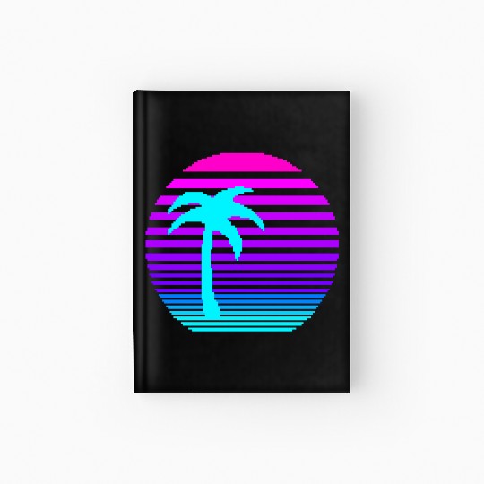 Aesthetic Sun & Palm Hardcover Journal