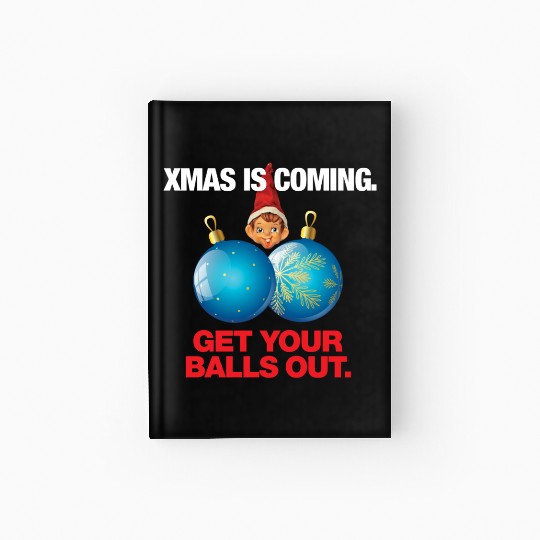 Christmas Balls Hardcover Journal