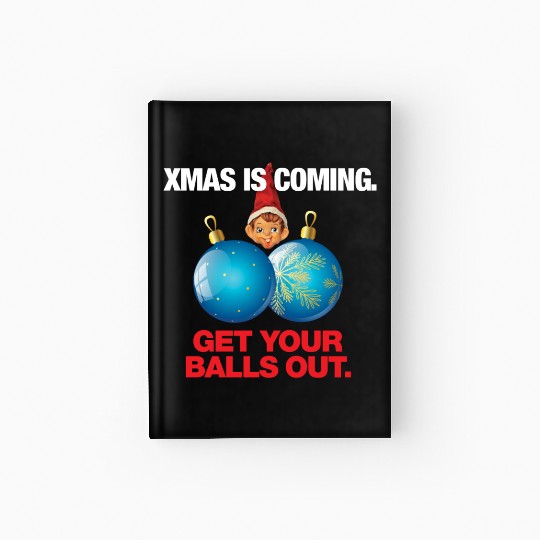 Christmas Balls Hardcover Journal