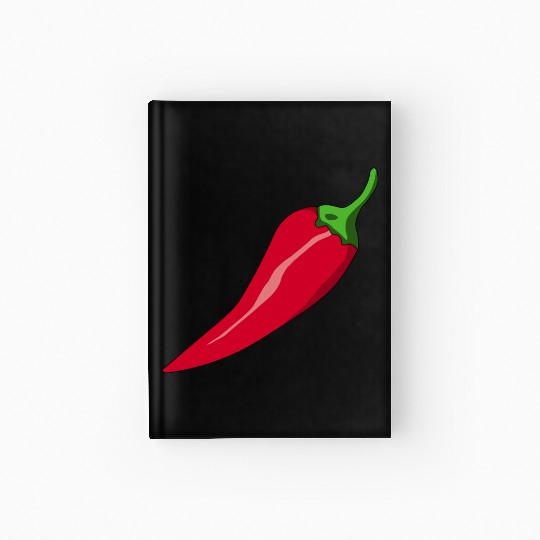 paprika chilli chili pepper citrus veggie gemuese Hardcover Journal