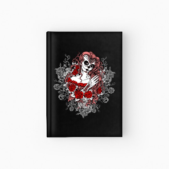 Santa Muerte Holy Woman Skull Mexico Dead Saint Hardcover Journal