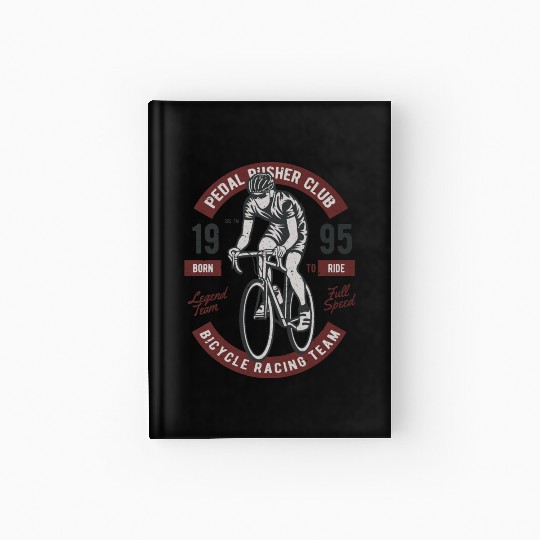Bicycle Racing Team Hardcover Journal