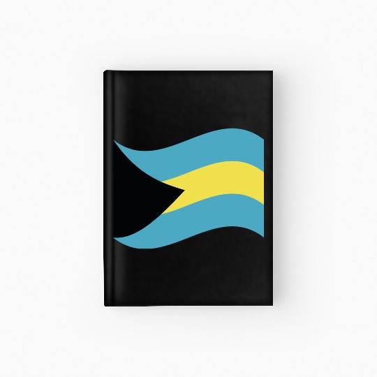 flag bahamas Hardcover Journal